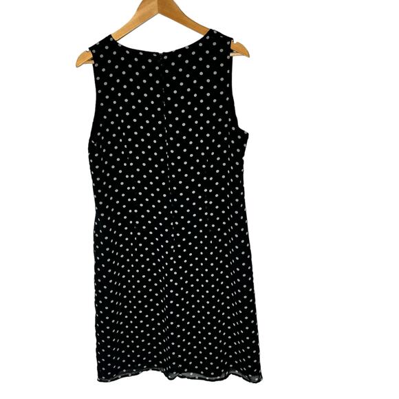 Old Navy Black Polka Swing Dress size 16 X-Large - Picture 1 of 4